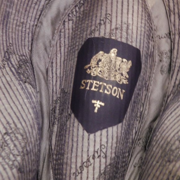 Vintage Stetson Tweed Fedora. 100% Wool. Braided Band. Unique. - Picture 6 of 6